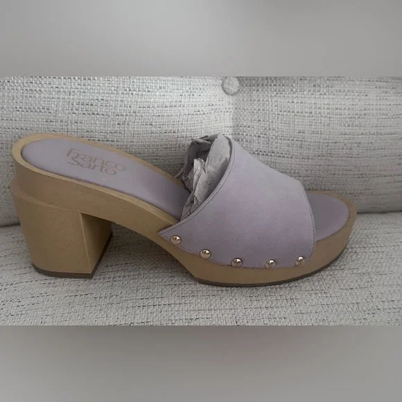 Woman's Franco Sarto Womens Capri 3 Clog Sandal in Soft Lilac size 8.5 - Picture 6 of 9